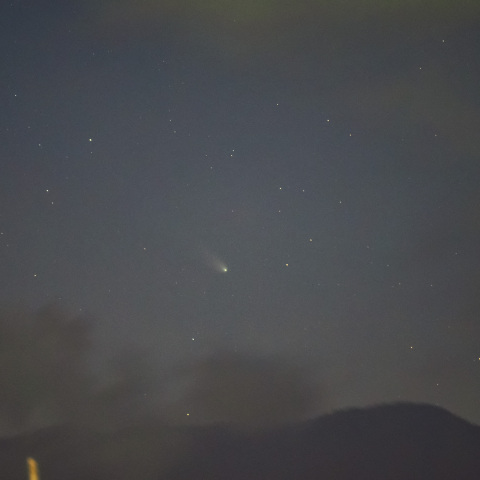 12月23日夕のレナード彗星