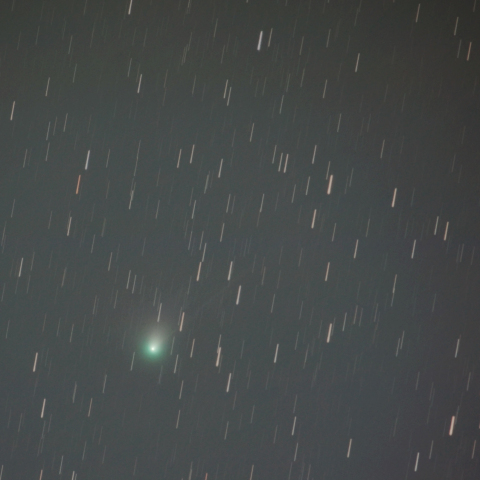 1月13日未明のZTF彗星（C/2022 E3）