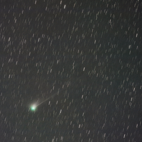 1月17日未明のZTF彗星（C/2022 E3）