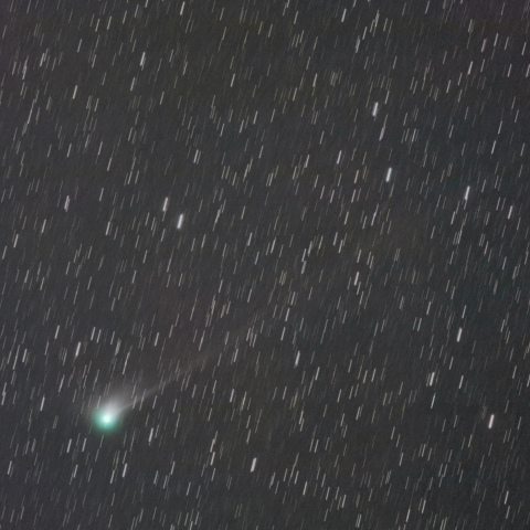 1月18日未明のZTF彗星（C/2022 E3）