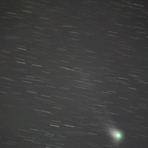 1月20日未明のZTF彗星（C/2022 E3）