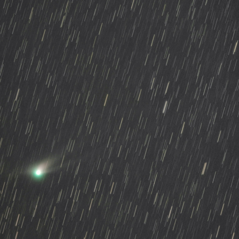 1月21日未明のZTF彗星（C/2022 E3）