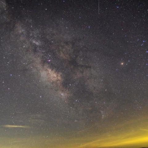 北アルプスからの夏の天の川