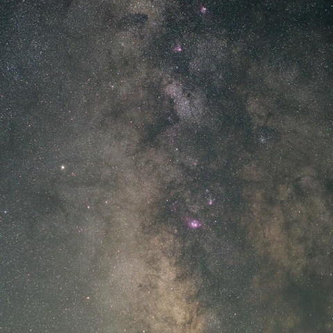 いて座の天の川中心部