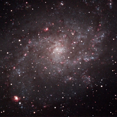 さんかく座 渦巻銀河（M33)