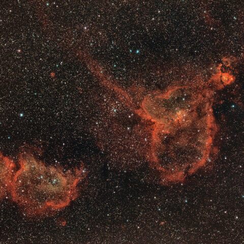 ハート星雲、ソウル星雲（胎児星雲）