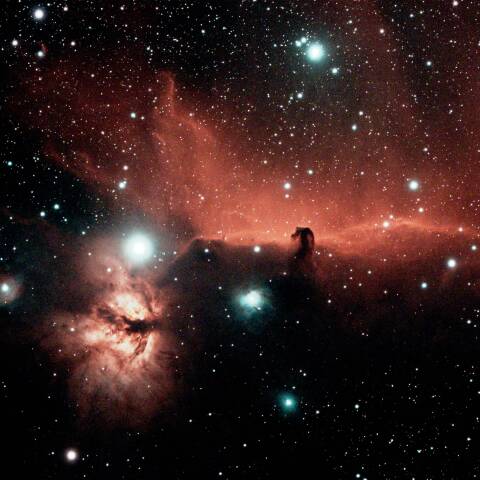 馬頭星雲、燃える木星雲