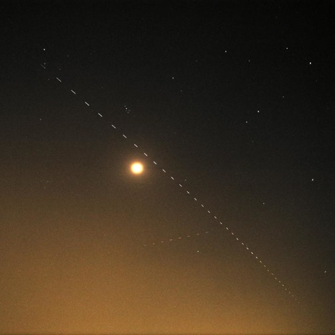 月　スバル　おうし座を通過する　ＩＳＳ