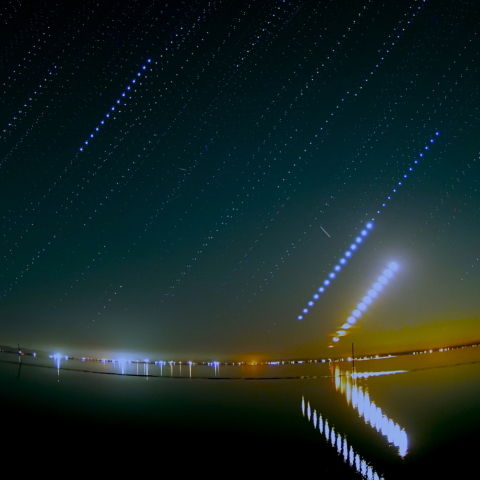 昇る金星と月齢26.4