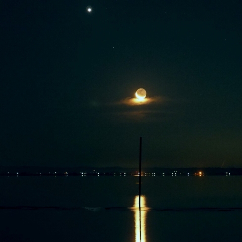 昇る金星と月齢26.4 Ⅲ