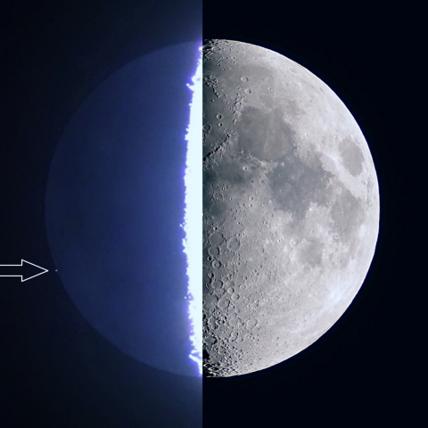 海王星食 & 月齢8.1