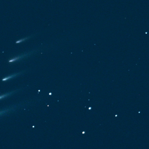 核分裂後のC/2025K1 & 移動ルート