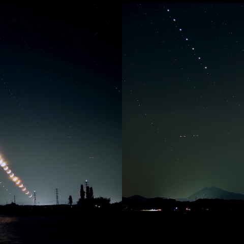 湖畔の月齢2.6, 金星 & 木星 - Ⅲ