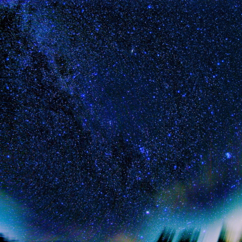 昇る秋の星座