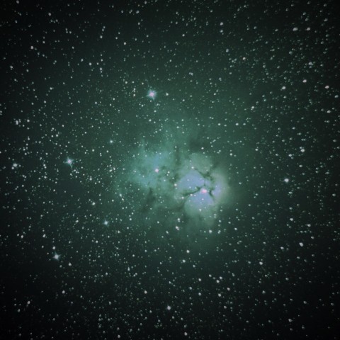 M20三裂星雲モノクロ仕様