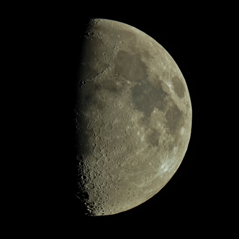 上弦の月2016.09.10