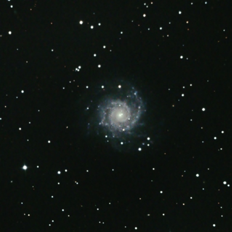 フェイスオン銀河M74