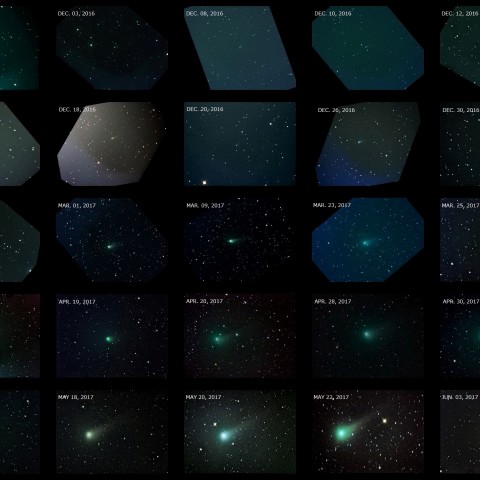 ジョンソン彗星推移