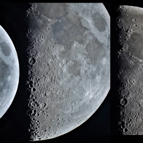 月面X（月齢7.4）