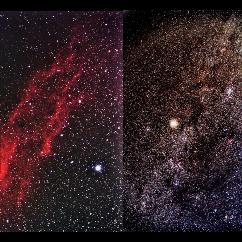 NGC1499と秋の天の川