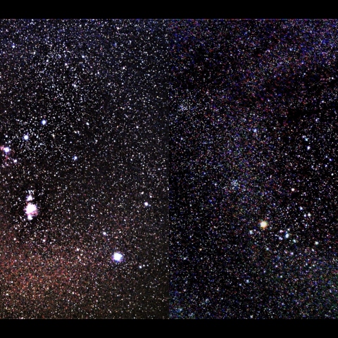 オリオン座・おうし座付近