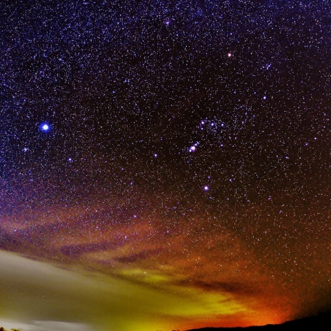 星尋山荘とオリオン