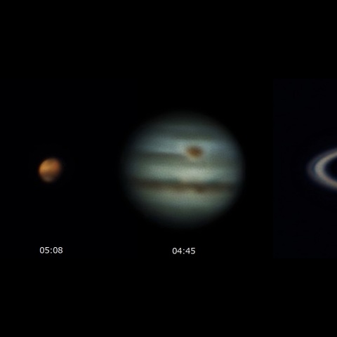 火星・木星・土星