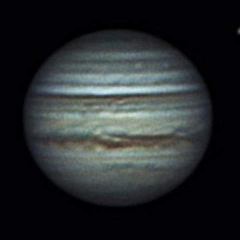 木星とガニメデ