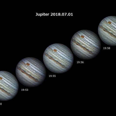 木星の自転と大赤斑
