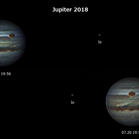 7月の木星2態