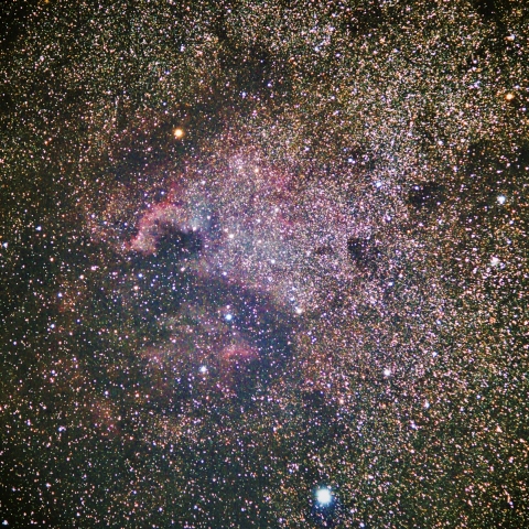 北アメリカ星雲付近