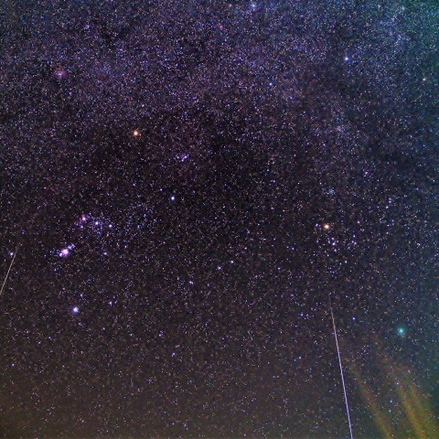 ふたご座流星群 & 46P