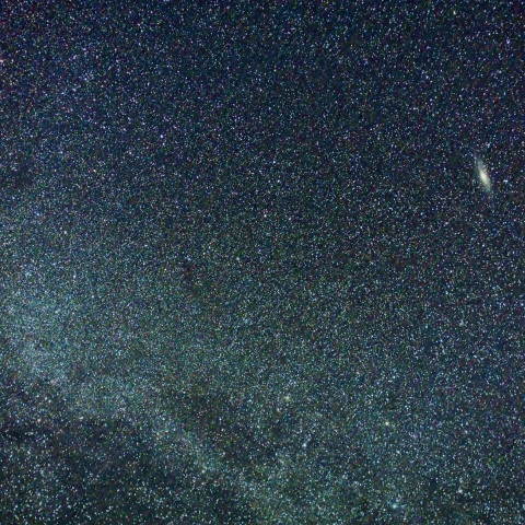 アンドロメダ座付近の天の川