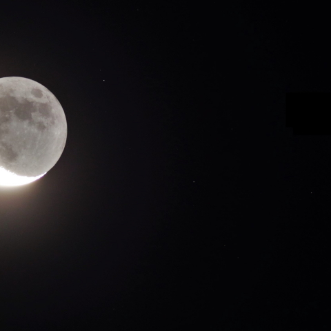 月と火星の接近