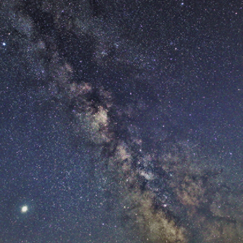 天の川中心付近