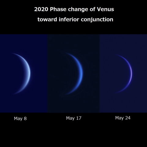 内合前の金星の変化