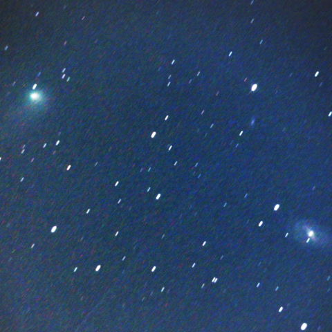 パンスターズ彗星M109接近