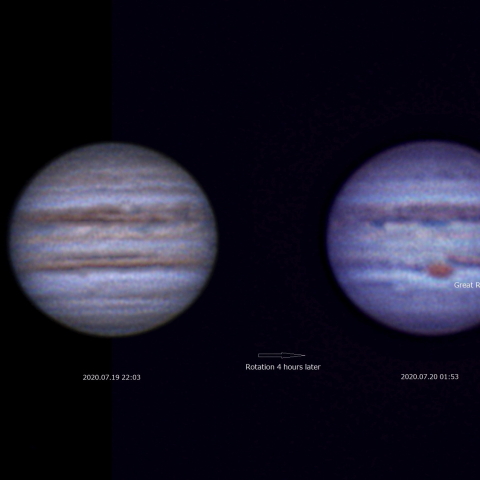 木星自転とイオの変化