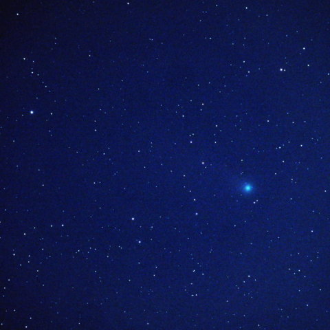 遠のくネオワイズ彗星