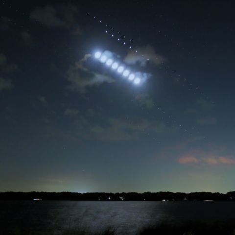 月・木星・土星の接近
