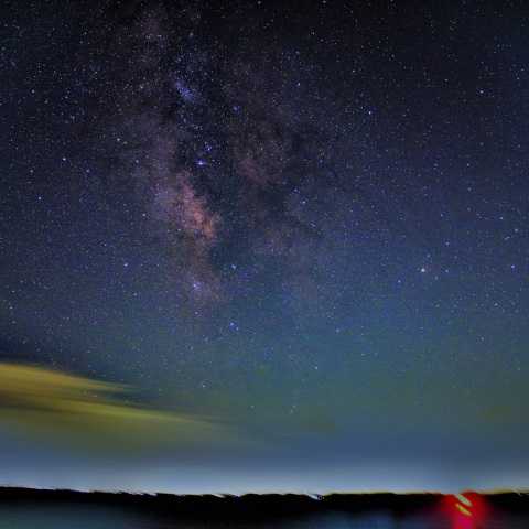 湖上の天の川銀河