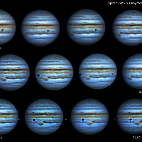 木星とガニメデ