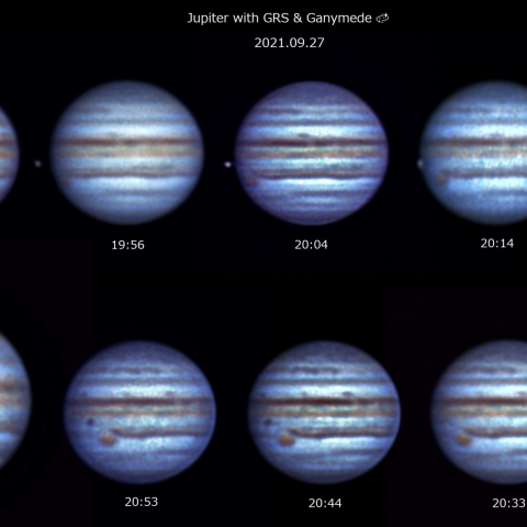 木星 & 衛星ガニメデ