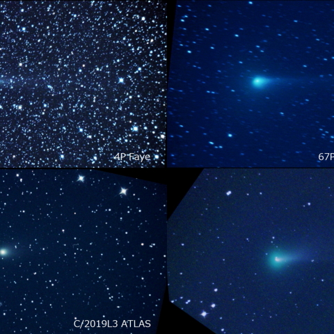 同夜４彗星等倍比較