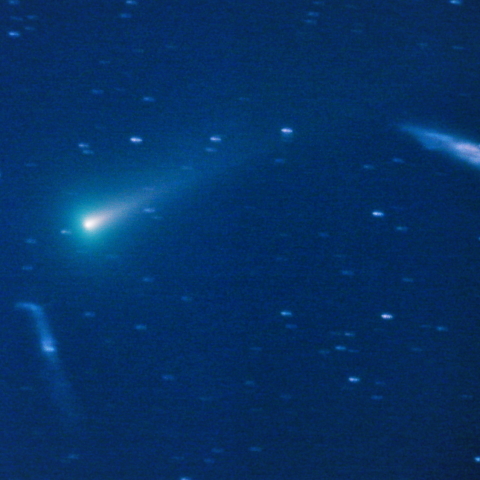 レナード彗星とNGC4631/4656Ⅱ