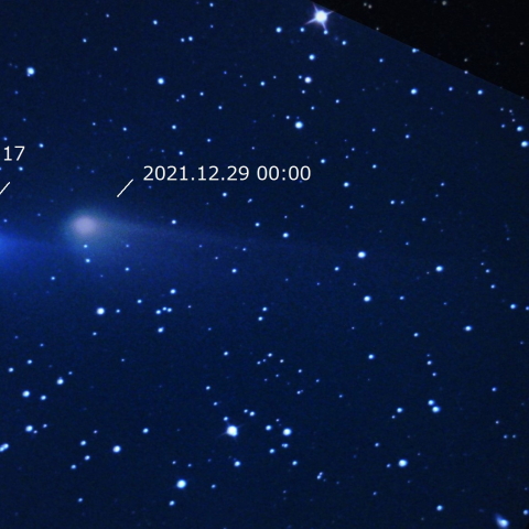 チュリュモフ・ゲラシメンコ彗星24時間の動き