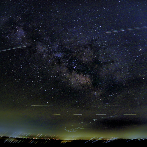 湖上の天の川銀河