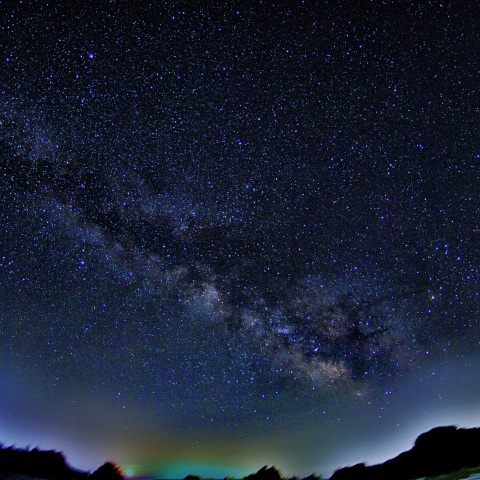昇る月齢21.5 & 夏の天の川銀河