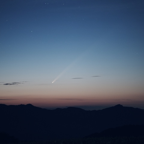 10月2日　東天の紫金山・アトラス彗星 (C/2023 A3)