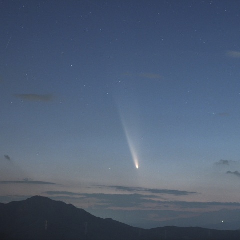 10月13日　地球に最接近した紫金山・アトラス彗星 (C/2023 A3)